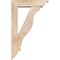 Ekena Millwork Funston Traditional Smooth Bracket w/ Offset Brace, Douglas Fir, 5 1/2"W x 20"D x 32"H BKT0604X20X32FST01SDF - alternate 4